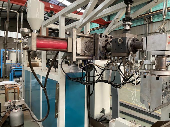 Machine de fabrication de plaques en PET PS PC Machine d'extrusion de feuille de rideau souple en plastique 1