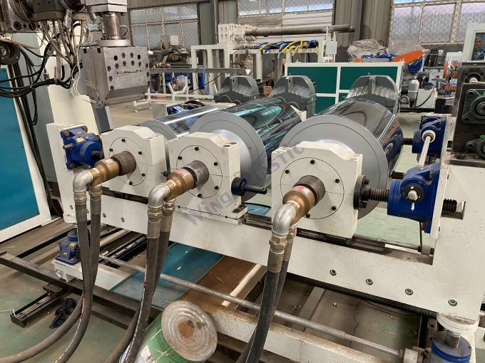 Machine de fabrication de plaques en PET PS PC Machine d'extrusion de feuille de rideau souple en plastique 3
