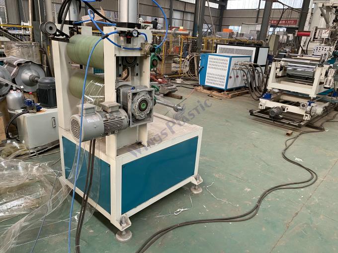Machine de fabrication de plaques en PET PS PC Machine d'extrusion de feuille de rideau souple en plastique 4