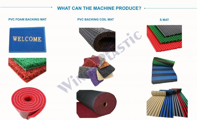 Machine de fabrication de tapis en plastique Siemens pour la production de poudre de PVC et d' additifs 0