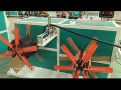 Machine ondulée en plastique à mur unique flexible d'extrudeuse de tuyau