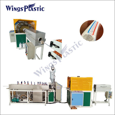 Ligne de production de tuyaux renforcés de fibres de PVC Extrudeuse de tuyaux en plastique