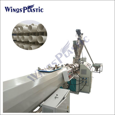 Ligne jumelle conique d'extrusion de tuyau de PVC de machine de tuyau de PVC de vis de machine d'extrudeuse de tuyau de PVC