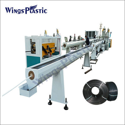 Le PE pp de HDPE en plastique sifflent la ligne ligne d'extrusion d'extrusion de tuyau de Ppr