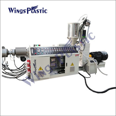 Chaîne de production en plastique de tuyau du HDPE PPR de PE de HDPE de tuyau de machine automatique d'extrusion