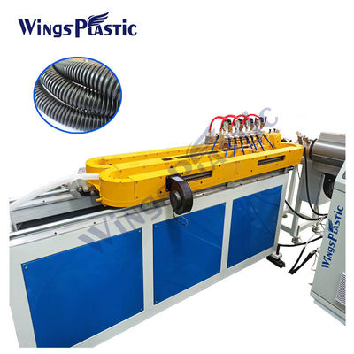 Machine ondulée à mur unique d'extrudeuse de tuyau de PVC de pe de la machine pp Ppr de tuyau de HDPE