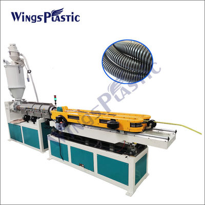 Tuyau électrique de PVC de PA de HDPE faisant à machine le tuyau ondulé de jardin de PVC faisant la machine
