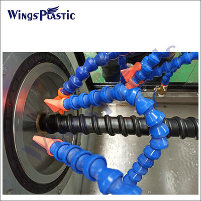 Tuyau ondulé de HDPE faisant le conduit de spirale de plastique de PE de machine faisant la machine