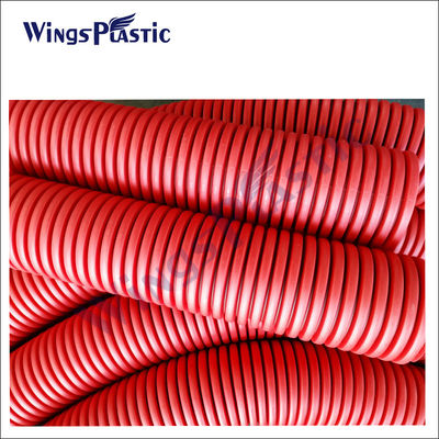 Le HDPE en plastique DWC a ridé la ligne fabricants d'extrusion de tuyau de PVC