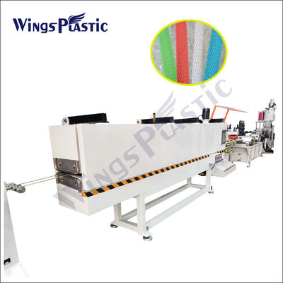 Pp en plastique attachent la chaîne de production la machine 150kg/H d'extrusion de courroie de pp
