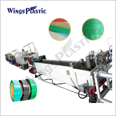 La boudineuse à vis simple pp en plastique CHOIENT l'extrudeuse de emballage de ceinture de bande de bande de courroie de corde faisant la machine