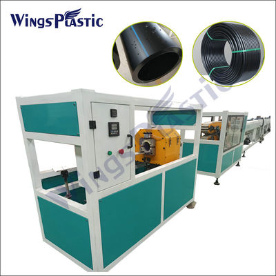 Chaîne de production en plastique de tuyau du HDPE PPR de PE de HDPE de tuyau de machine automatique d'extrusion