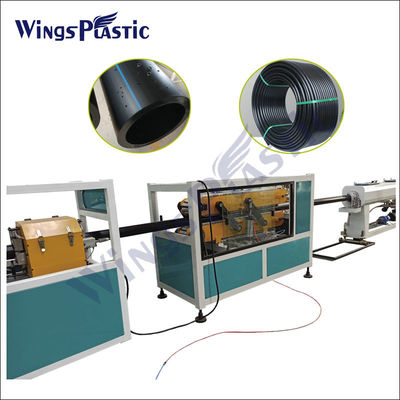 Ligne en plastique adaptée aux besoins du client de machine d'extrusion de drain de l'eau du PE pp PPR de PVC