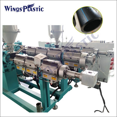 Ligne en plastique adaptée aux besoins du client de machine d'extrusion de drain de l'eau du PE pp PPR de PVC