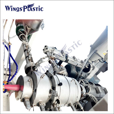 Tuyau automatique de HDPE de PPR faisant à machine pp la machine de tissu-renforcé d'extrusion de tuyau