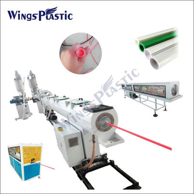 Le tuyau pp des commandes système PPR de PLC a renforcé le tube de la machine PPR de fabrication de tuyau faisant la machine