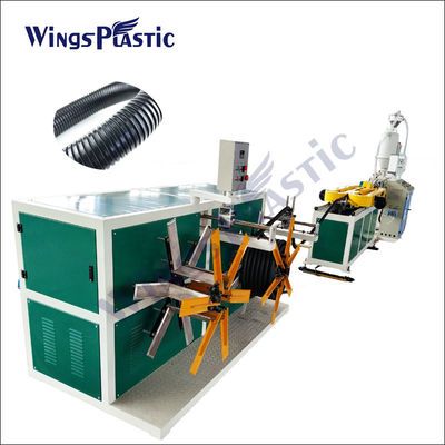 Extrudeuse protectrice de tuyau de gaine de conduit électrique ondulé à mur unique de PA de PVC de PE de pp