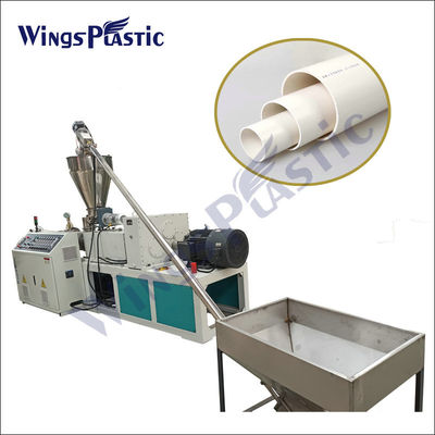 Ligne en plastique tuyau en plastique d'extrusion de tuyau de l'extrudeuse CPVC UPVC de PE de PVC du HDPE PPR pp faisant la machine
