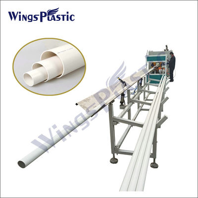 Ligne en plastique tuyau en plastique d'extrusion de tuyau de l'extrudeuse CPVC UPVC de PE de PVC du HDPE PPR pp faisant la machine