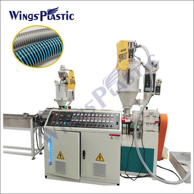 Chaîne de production de tuyau d'EVA Corrugated Vacuum Cleaner Hose machine d'extrusion