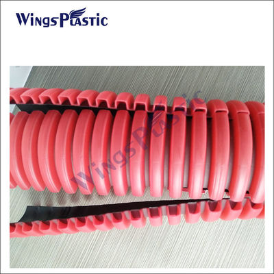 Machine d'extrusion de tuyaux à haute vitesse à bas prix en plastique HDPE à double paroi ondulée DWC
