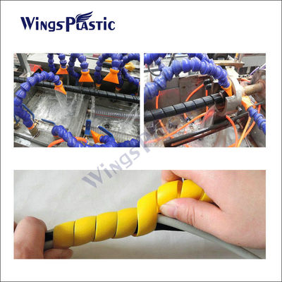 Garde en spirale Hose Extruder Machine de PE avec le système de contrôle de PLC