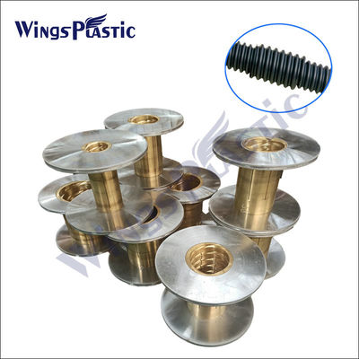 Machine ondulée ronde plate en spirale d'extrudeuse de tuyau de HDPE pour la poutre de pont