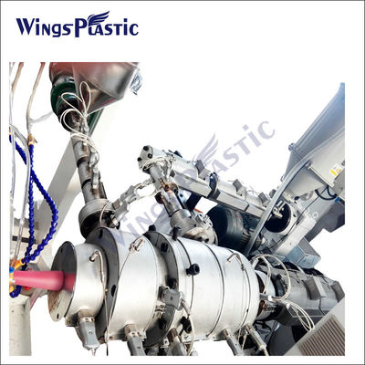 Machine d'extrusion de tuyaux HDPE PPR à commande PLC pour un diamètre de tuyau de 20 à 110 mm