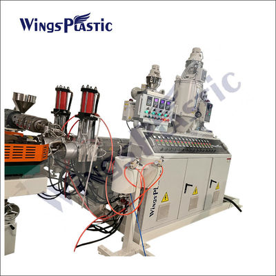 Extrudeuse professionnelle de tuyaux en plastique HDPE PVC pour tuyaux ondulés à double paroi