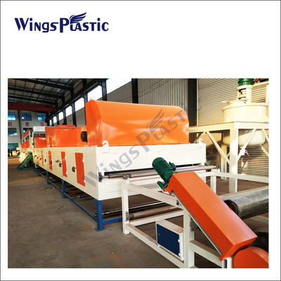 420kw puissance du moteur principal PVC poudre de PVC machine à extruder mat en boucle de bobine