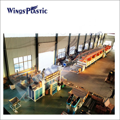 Machine de fabrication de tapis en PVC à bobine double couleur Modèle n° SJ100/30 Épaisseur 10-19 mm