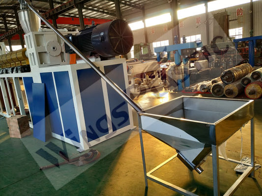 Machine de fabrication de tapis en PVC à bobine double couleur Modèle n° SJ100/30 Épaisseur 10-19 mm