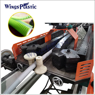 Machine de fabrication de tuyaux en plastique HDPE à double paroi ondulée