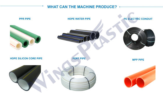 Machines d'extrusion de tubes en PE PE PERT