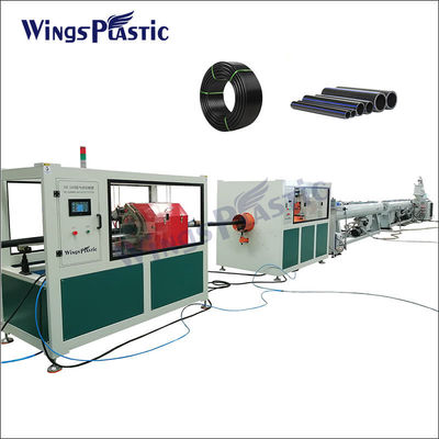 Ligne d'extrusion de tuyaux en PE-HDPE de 20 à 110 mm en plastique à commande PLC