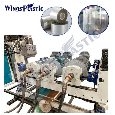 Machine d'extrusion de feuille de plastique automatique de laboratoire PET PS PC 200-700 mm avec contrôle PLC