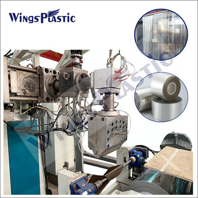 Machine d'extrusion de feuille de plastique automatique de laboratoire PET PS PC 200-700 mm avec contrôle PLC