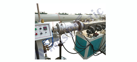 Ligne d'extrusion de tuyaux en plastique de refroidissement par air de commande PLC pour tuyaux HDPE PPR PERT MPP