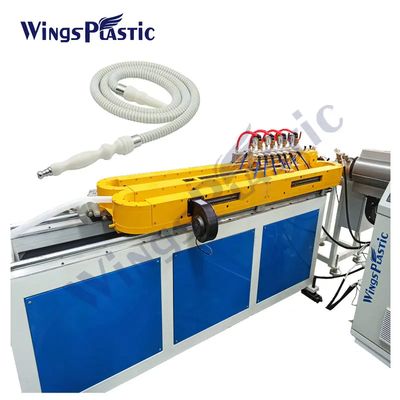 Machine automatique de tuyauterie ondulée en plastique flexible Shisha contrôlée par PLC