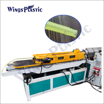Machine de fabrication de tuyaux en plastique PP PE PA PVC flexible à paroi unique ligne de production d'extrusion de tuyaux ondulés