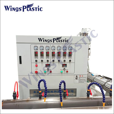 Ligne d'extrusion de tuyau renforcé de fibres de PVC Machine en plastique / Machine de fabrication de tuyaux de tuyau de jardin en PVC