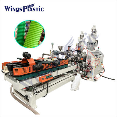 Ligne de production de tubes ondulés à double paroi HDPE à grande vitesse Extrudeuse en plastique