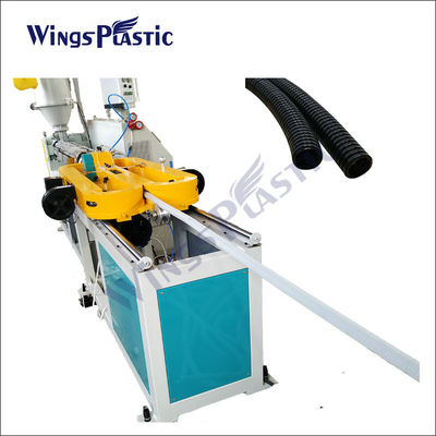 Plastique PP PE Pvc à paroi unique tuyau ondulé tuyau extrusion ligne de production Extrudeuse machine machine de fabrication