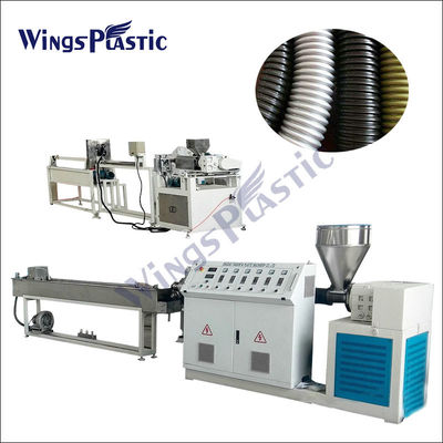 Plastique double double couleurs EVA LLDPE aspirateur spirale tubes de tuyauterie ligne de production