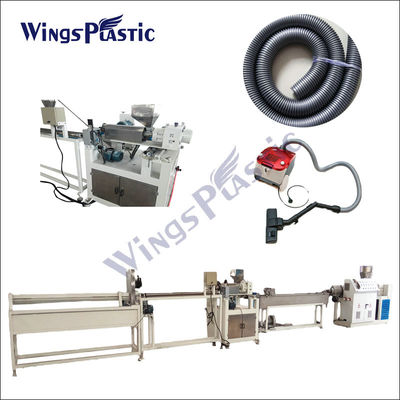 Vapeur de plastique EVA PE machine à extruder de tuyaux ondulés en spirale durable