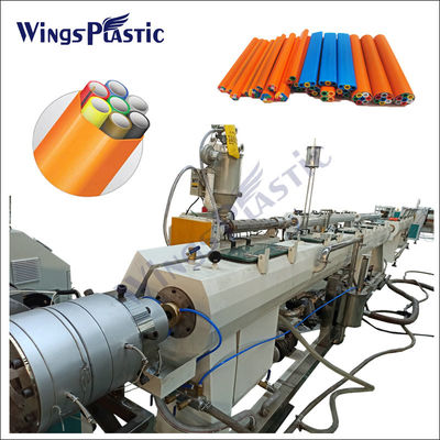 Cable en PE en plastique 7 voies Micropipe Bundle Duct Extruder Machine Machine d'extrusion de tuyaux en plastique