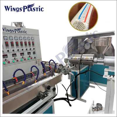 Ligne de production d'extrudeuse de tuyaux de jardinage en PVC souple renforcé