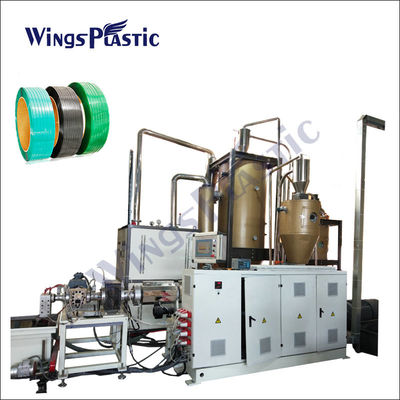 Ligne de production de ceintures d'emballage pour animaux de compagnie / ligne d'extrusion de bandes de sangles pour animaux de compagnie / usine de fabrication de sangles pour animaux de compagnie en plastique