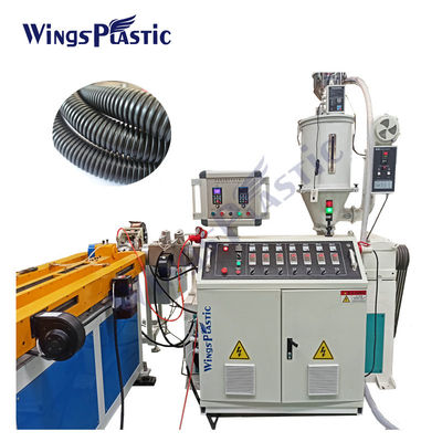 Plastique à paroi simple Pvc Pp Pe Spirale ondulée tuyau de tuyauterie extrusion de fabrication de machines extrudeuses