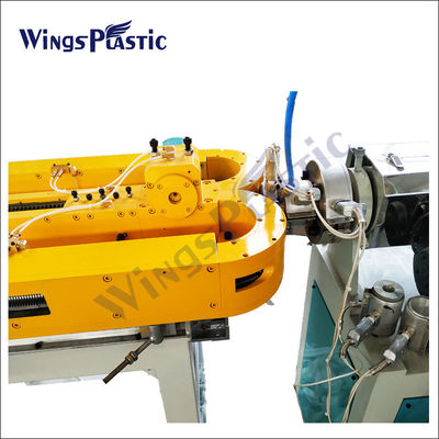 Plastique PE PP PVC flexible spirale à paroi simple tuyau ondulé extrusion de fabrication de machine ligne